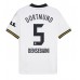 Maillot de foot Borussia Dortmund Ramy Bensebaini #5 Troisième vêtements 2024-25 Manches Courtes